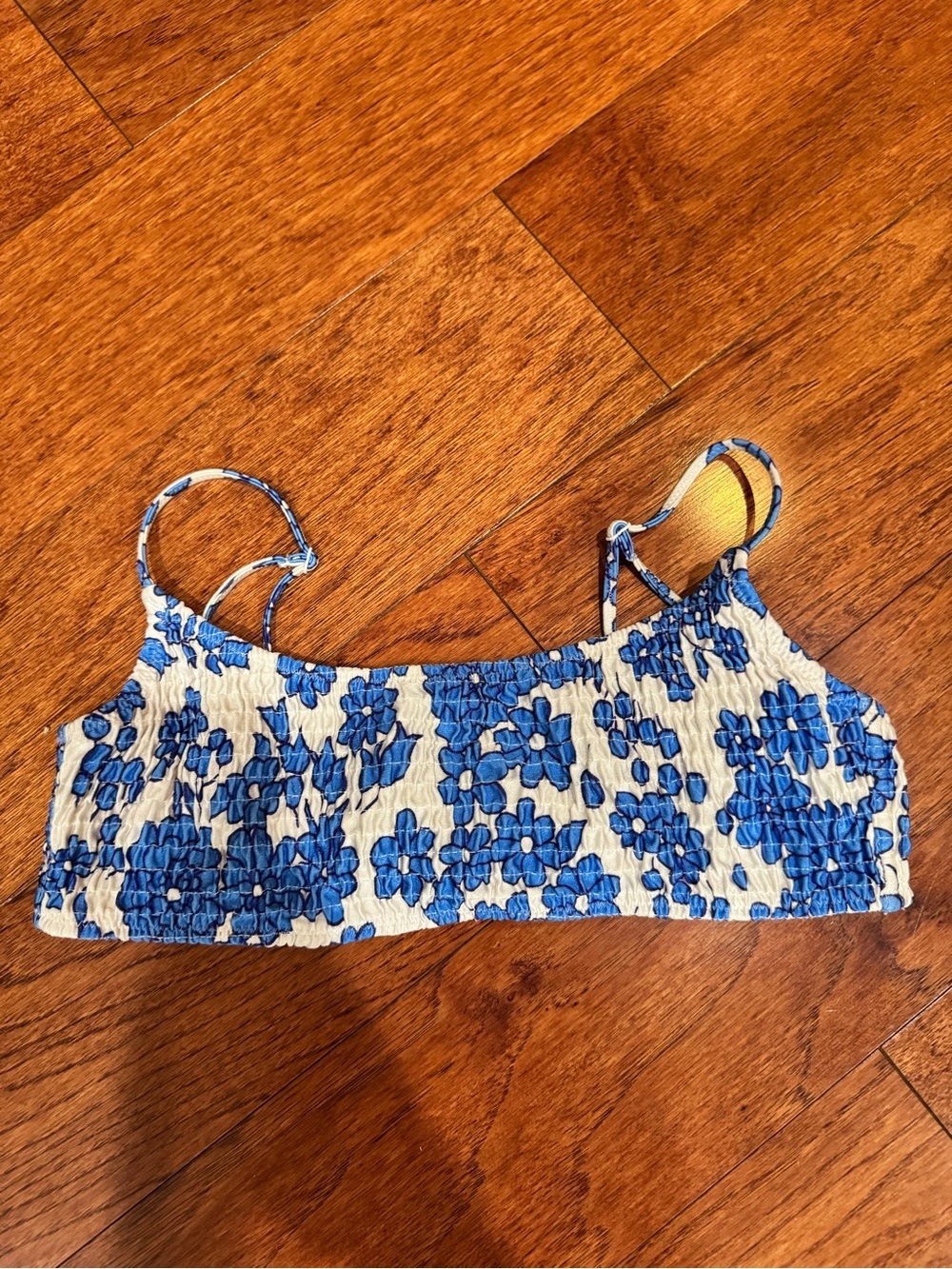 Triangl Floral Bikini Top Size M